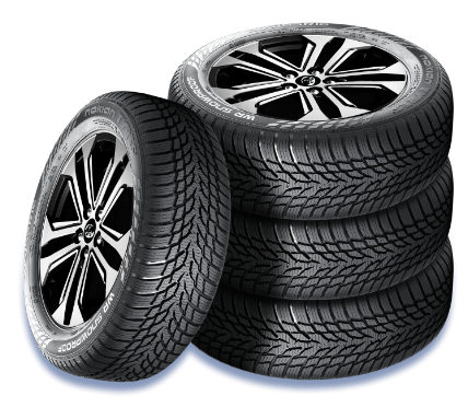 Sada zimních pneumatik Nokian WR Snowproof.